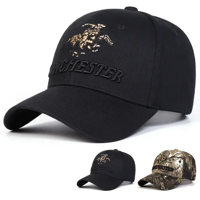 Casquette de Baseball unisexe Winchester avec lettres brodées