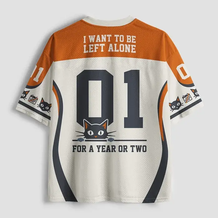 T-shirt unisexe imprimé « I Want To Be Left Alone » 2026