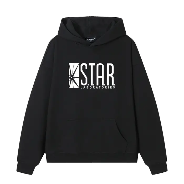Sweat à capuche avec Logo Star Labs imprimé, mode printemps Hip Hop, vêtements de sport rétro décont