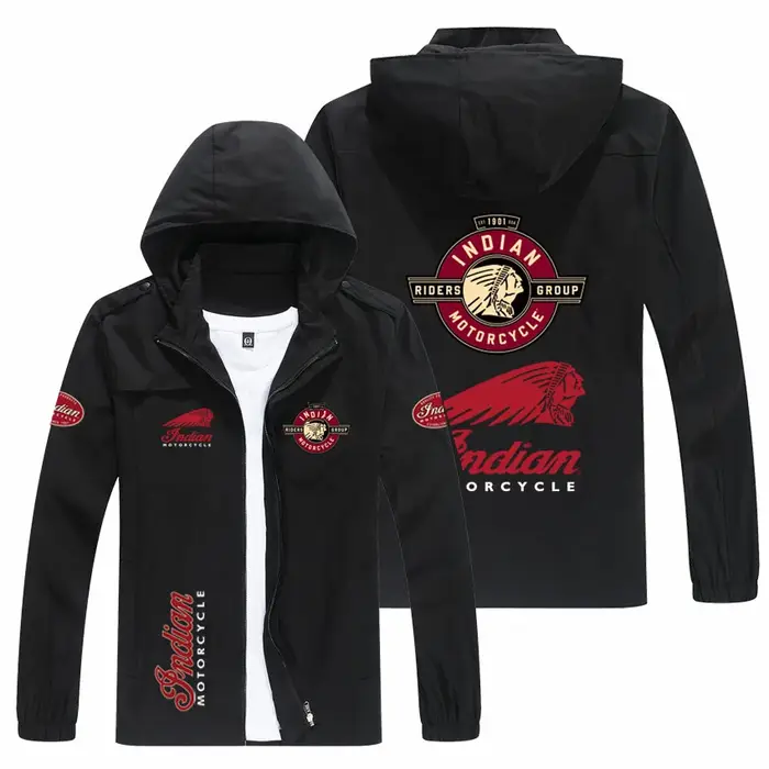 Veste pour hommes avec capuche, coupe-vent, Parka, manteau de sport, course du matin, cyclisme, cour