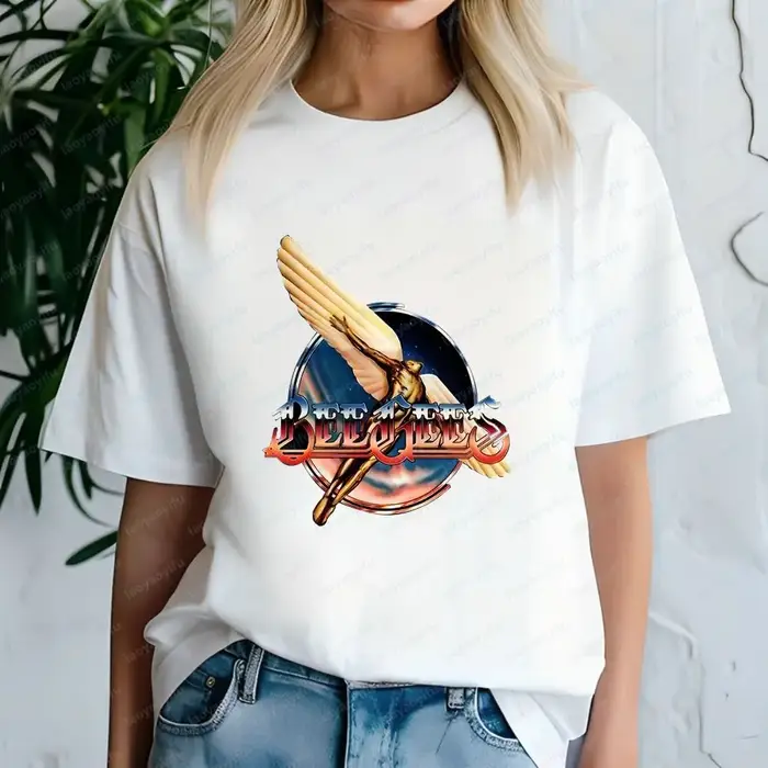 Bee Gees - T-shirt surdimensionné à motif universel pour hommes et femmes