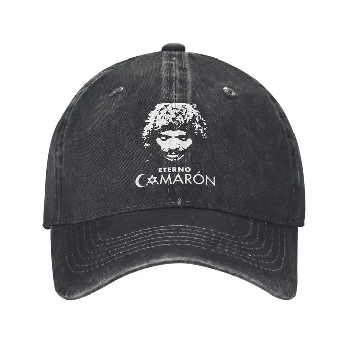 Camarons De La Isla chanteur Flamenco casquette De Baseball décontracté en détresse Denim île crevet