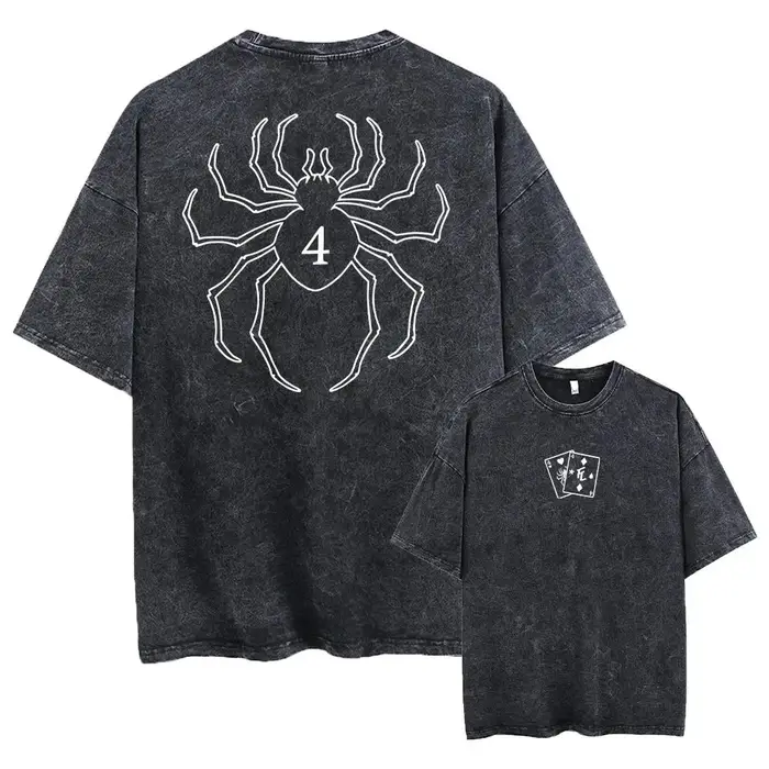 T-shirt graphique pour homme, Anime Hunter X, effet délavé, nouvelle collection, pour Ropa Hombre 62
