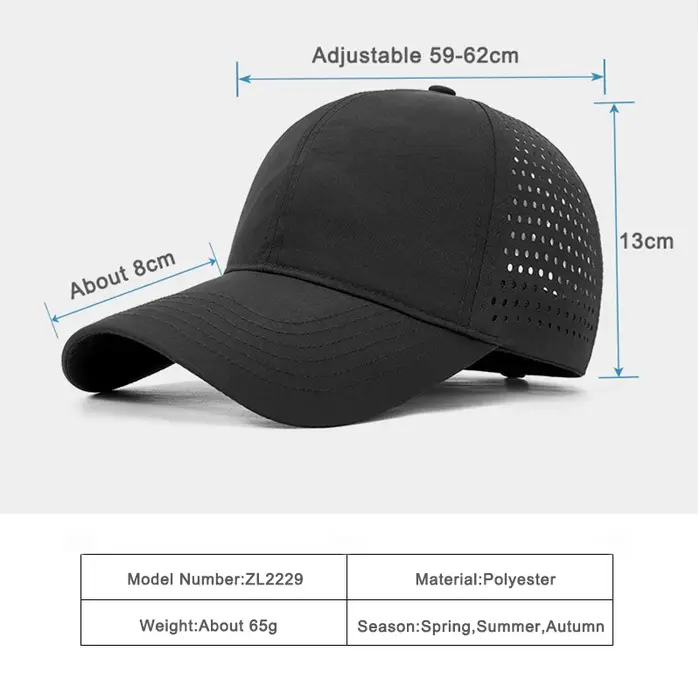 Casquette de baseball d'été pour hommes et femmes