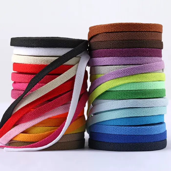 26 couleurs lacets noir blanc