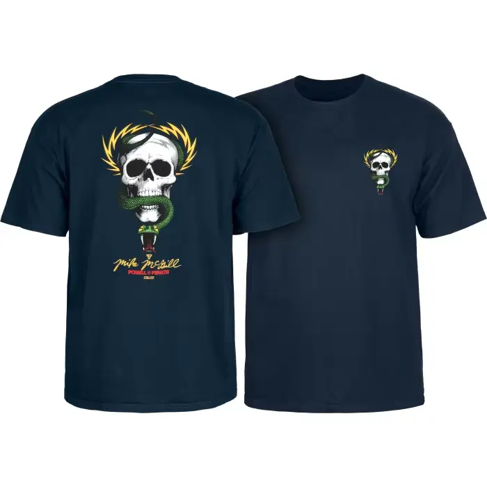 Marque américaine de skateboard rare - Collection de t-shirts bleu marine, style unisexe haut de gam