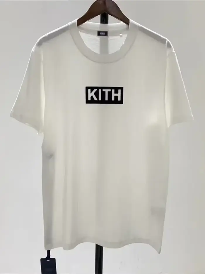 Classiques blanc noir KITH FW boîte Logo T-shirt hommes femmes haute qualité T-shirt haut t-shirts p
