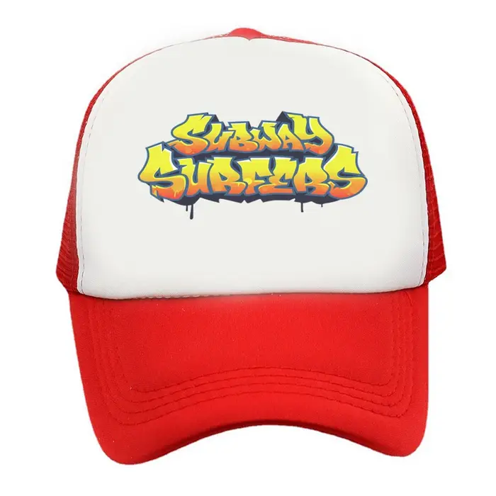 Casquette de camionneur avec Logo des surfeurs de métro, chapeaux de jeu vidéo unisexes, chapeaux de