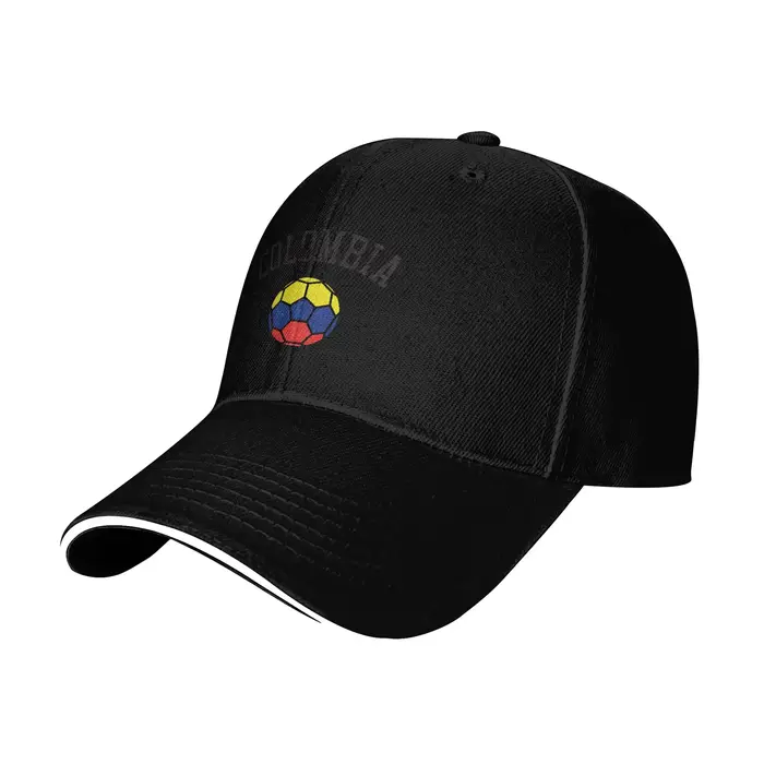 Casquette de baseball décontractée imprimée drapeau colombien, style patriotique, pour le tennis, le