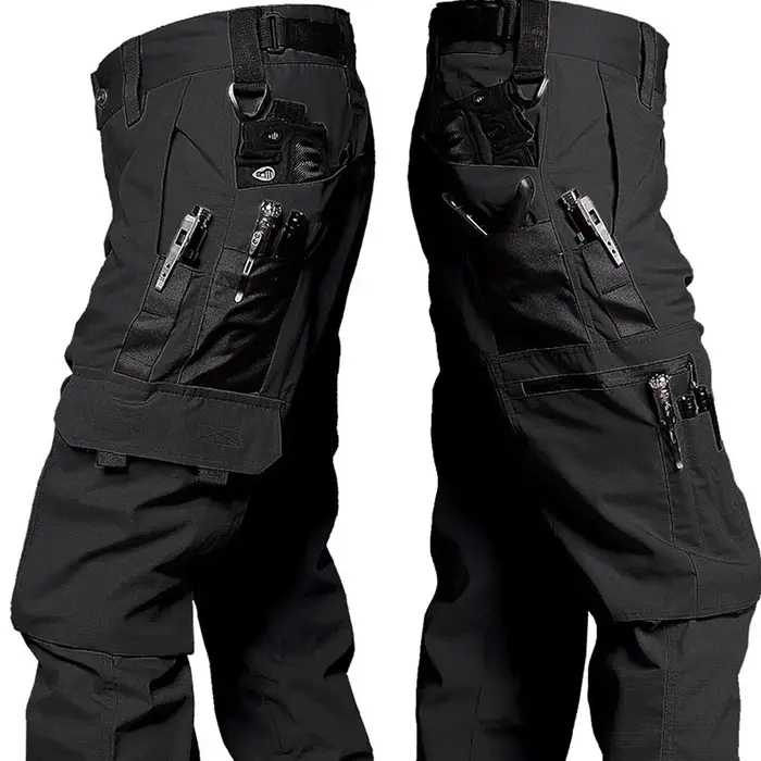 Pantalon cargo imperméable Ripstop pour homme, pantalon militaire, grand pantalon multi-poches, entr