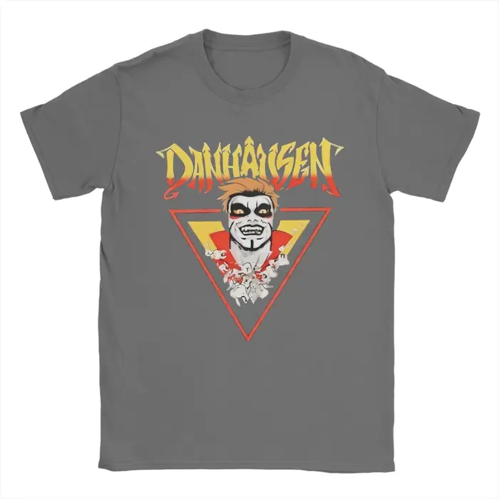 Danhausen Wrestler T-shirts pour hommes en coton vintage à col rond à manches courtes vêtements gran