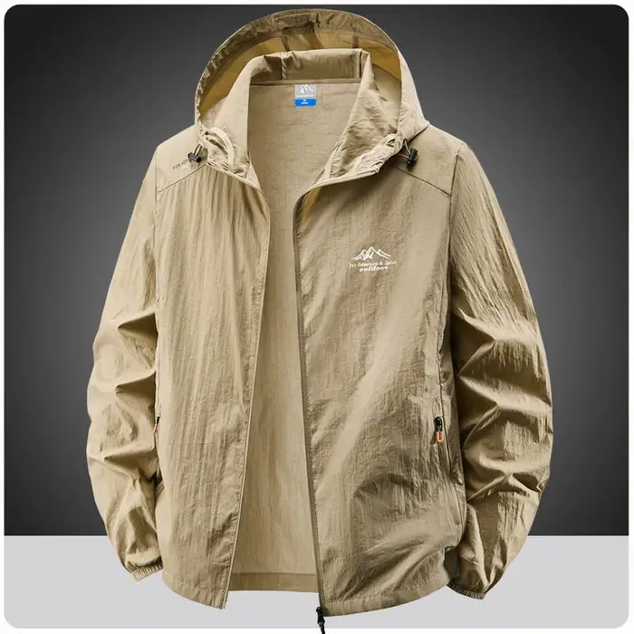 Veste légère à capuche pour homme