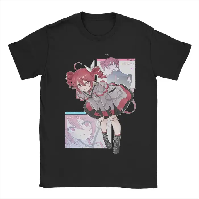 T-shirt surdimensionné plage Kasane Teto mode T-Shirts Hip Hop coton t-shirt pour hommes génial pas 