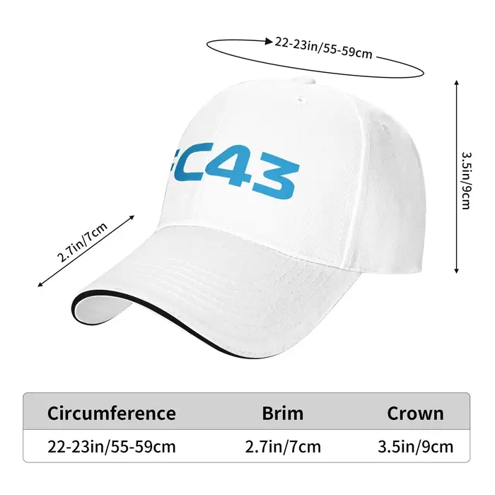 Casquette de baseball Racing Colapinto Franco FC43 pour homme adulte