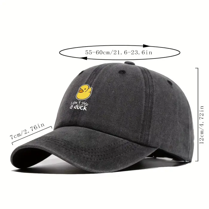 Casquette de baseball amusante « Je n'ai pas de canard »