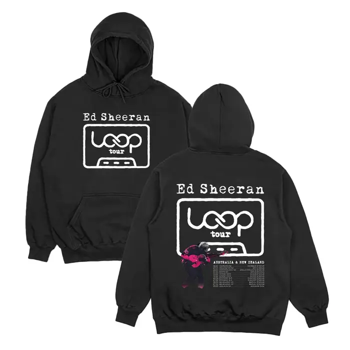 Ed Sheeran LOOP Tour sweats à capuche Hip Hop graphique vêtements Streetwear nouvelle mode unisexe f